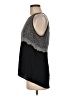 BCBGMAXAZRIA 100% Polyester Black Sleeveless Blouse Size M - photo 5