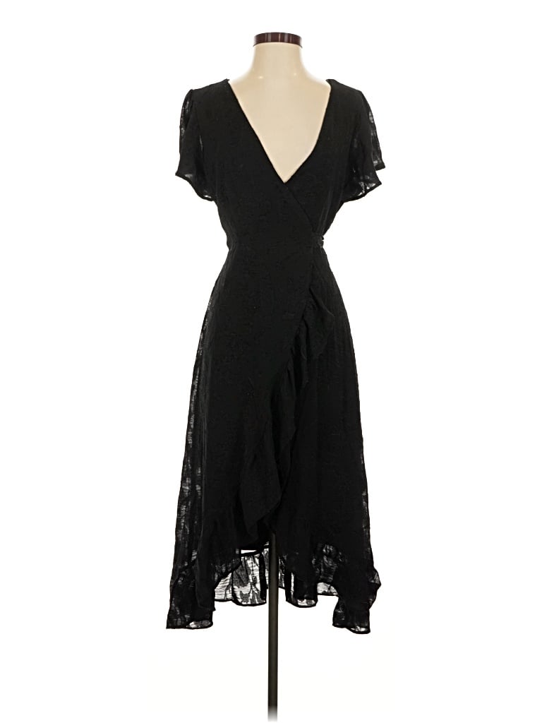 Pre-owned Francesca's Cocktail Dress In Black