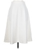 J.Crew 100% Polyester Solid White Formal Skirt Size 0 - photo 1