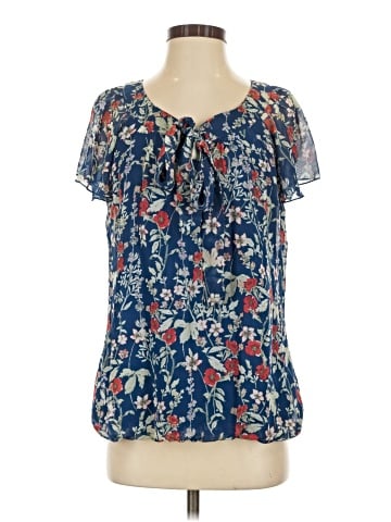 Sara Michelle Short Sleeve Blouse (view 1)
