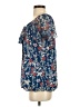 Sara Michelle 100% Polyester Blue Short Sleeve Blouse Size M - photo 5