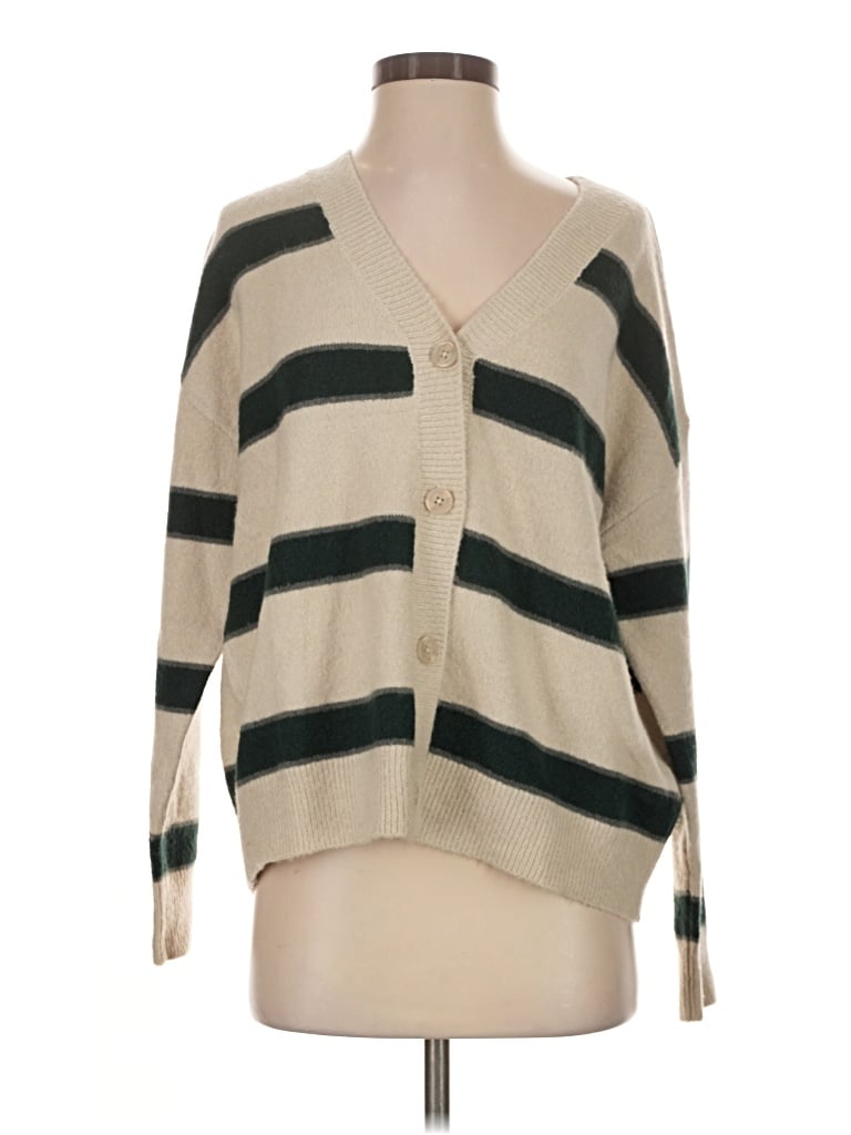 Pre-owned Splendid Cardigan Sweater In Tan