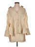 Zara Tan 3/4 Sleeve Button-Down Shirt Size S - photo 1