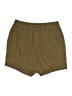 Democracy Solid Green Khaki Shorts Size 1X - photo 1