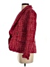 Aqua 100% Polyester Tweed Red Blazer Size S - photo 5