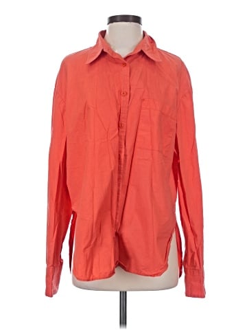 The Frankie Shop Long Sleeve Button-Down Shirt (view 1)