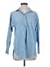 J.Crew Blue Long Sleeve Button-Down Shirt Size 4 - photo 1