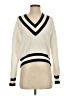 MNG Stripes Ivory Pullover Sweater Size XS - photo 1