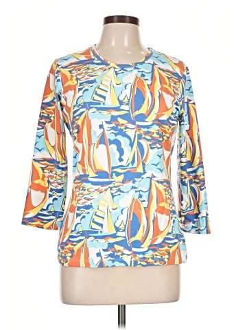 J. McLaughlin 3/4 Sleeve T-Shirt (view 1)