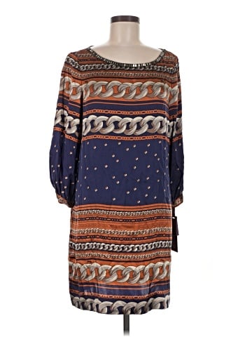 Hale Bob 3/4 Sleeve Silk Top (view 1)