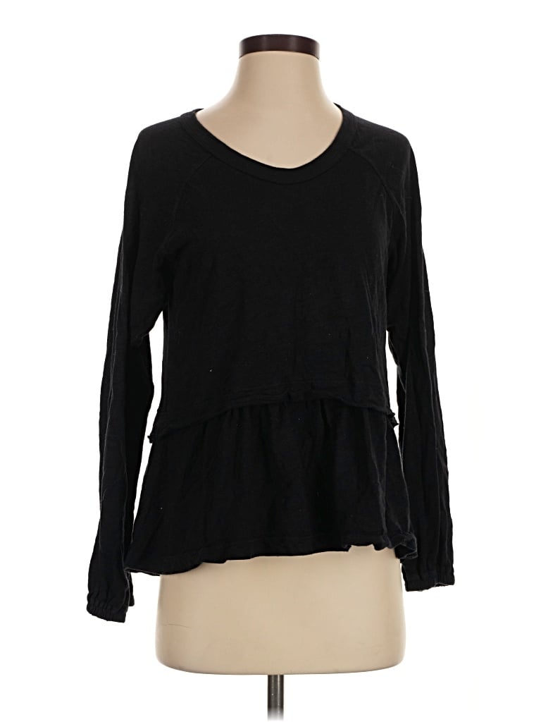 Pre-owned Wilt Long Sleeve Top Black Sweetheart Neckline Tops