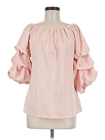 MSK 3/4 Sleeve Blouse (view 1)