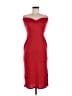 Le Lis Solid Red Cocktail Dress Size M - photo 1