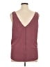 Athleta 100% Polyester Burgundy Sleeveless Blouse Size XL - photo 2
