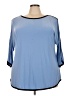Avenue Blue 3/4 Sleeve Top Size 22 Plus - photo 1