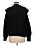 Zara Solid Black Pullover Sweater Size M - photo 2