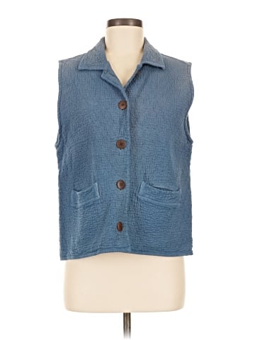 Eucalyptus Denim Vest (view 1)