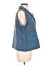 Eucalyptus 100% Cotton Blue Denim Vest Size S - photo 4