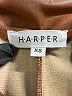 Harper 100% Polyester Brown Faux Leather Skirt Size XS - photo 4