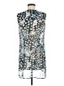 CAbi 100% Polyester Blue Sleeveless Blouse Size M - photo 2
