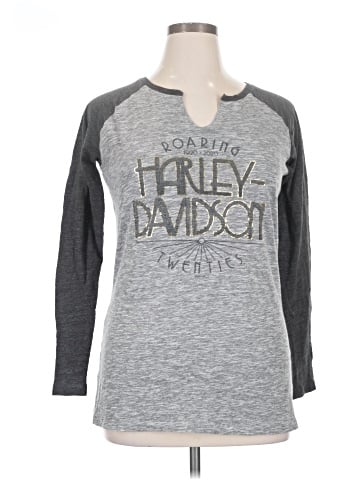 Harley Davidson Long Sleeve Henley (view 1)