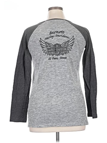 Harley Davidson Long Sleeve Henley (view 2)