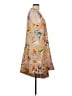 Tibi Print Tan Cocktail Dress Size 12 - photo 4