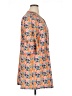 Katherine Way Print Orange Casual Dress Size XL - photo 4