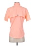 Columbia 100% Polyester Orange Short Sleeve Blouse Size S - photo 2