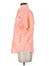 Columbia 100% Polyester Orange Short Sleeve Blouse Size S - photo 5