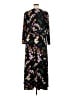Chico's Floral Black Casual Dress Size XL (3) - photo 2