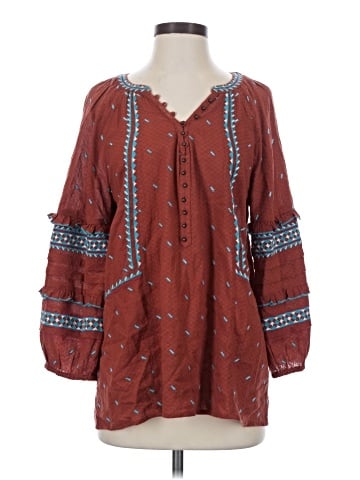 Sundance 3/4 Sleeve Blouse (view 1)