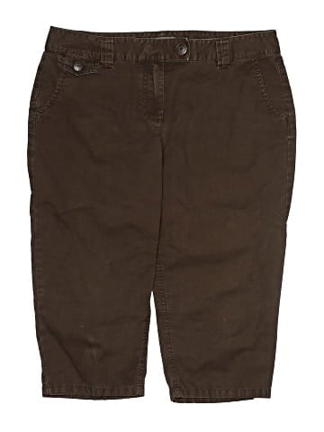 Ann Taylor Khaki Shorts (view 1)
