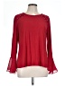 Nine West Red Long Sleeve Blouse Size L - photo 1