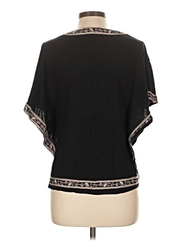 INC International Concepts Short Sleeve Blouse (view 2)