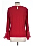 Nine West Red Long Sleeve Blouse Size L - photo 2