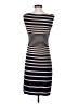 DressBarn Stripes Blue Cocktail Dress Size 4 - photo 2