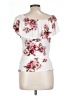 E&M Collection White Short Sleeve Blouse Size L - photo 2