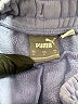 Puma 100% Cotton Solid Blue Track Pants Size S - photo 4