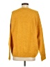 Vince Camuto Solid Yellow Pullover Sweater Size M - photo 2