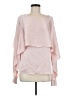 DKNY 100% Polyester Pink 3/4 Sleeve Blouse Size M - photo 1