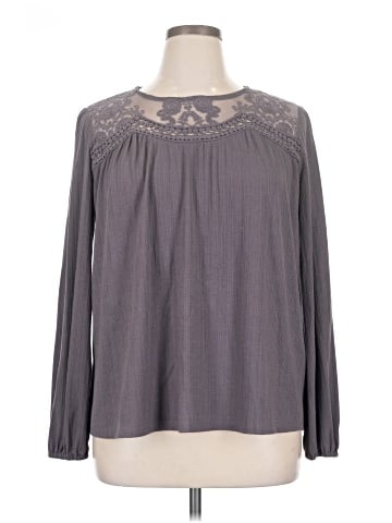 Maurices Long Sleeve Blouse (view 1)