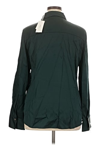 Vince. Long Sleeve Silk Top (view 2)