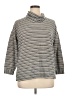 Talbots Stripes Gray Turtleneck Sweater Size XL - photo 1