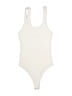 Happily Grey 100% Polyester Ivory Bodysuit Size S - photo 2