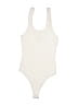Happily Grey 100% Polyester Ivory Bodysuit Size S - photo 1