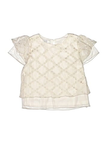 Badgley Mischka Short Sleeve Blouse (view 1)