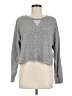 Splendid 100% Cotton Gray Pullover Sweater Size M - photo 1