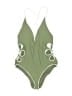 Aerie Graphic Green One Piece Swimsuit Size M - photo 1