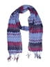 Joe Boxer 100% Polyester Chevron-herringbone Purple Scarf One size - photo 1